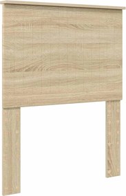 vidaXL Fejtámla fejtámlával Sonoma tölgy 75 cm Faanyag