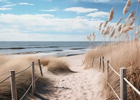 Poszter 70x50cm Tengerparti híd