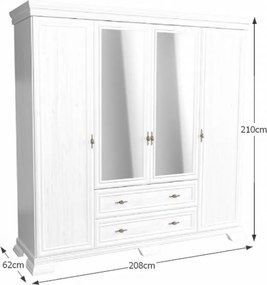 Szekrény KS3, sosna andersen, KORA