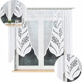 Függöny Jacquard Kész Növényi Panel Mintás 250x140cm