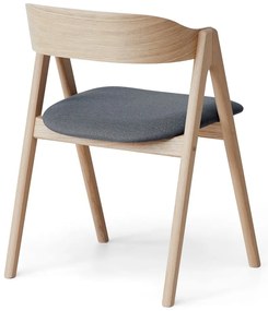 Mette tölgyfa étkezőszék szürke ülőfelülettel - Findahl by Hammel