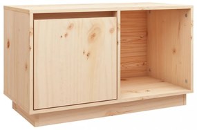 tömör fenyőfa TV-szekrény 74 x 35 x 44 cm