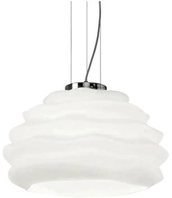Ideal Lux - Csillár zsinóron KARMA 1xE27/60W/230V átm. 39 cm fehér