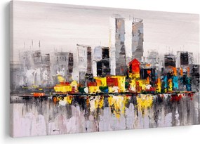 Kép - A nagyváros festménye (90x60 cm)