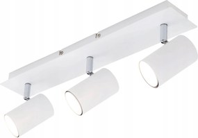 Briloner mennyezeti spotlámpa 45 cm, 3x GU10, fehér, fém, IP20
