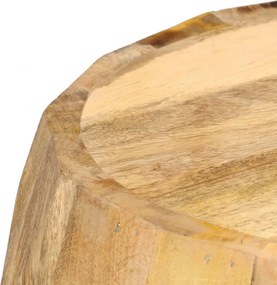 vidaXL dob formájú tömör mangófa ülőke