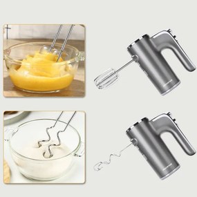 Aigostar - Kézi mixer 400W/230V szürke/króm