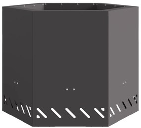 Tűzrakó Fekete 58 x 58 x 51 cm Acél