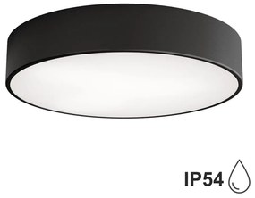 Brilagi Brilagi - Fürdőszobai mennyezeti lámpa CLARE 3xE27/24W/230V átm. 40 cm fekete IP54 BG0580