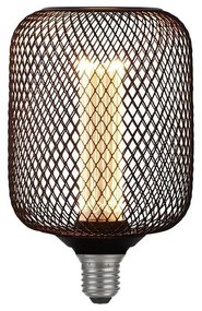 Searchlight 26002BK - LED dekoratív izzó WIRE MESH E27/4,5W/230V 2700K