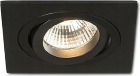 Süllyesztett spotlámpa Rendl Pasadena GU10 Sq I fekete, dönthető, 230V, G