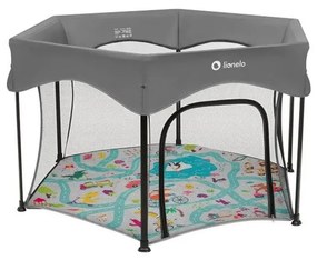 Lionelo - Játszókarám ROEL PLUS Szürke, többszínű