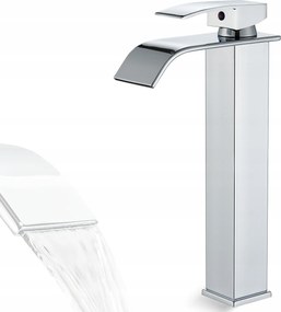 Mosdó csaptelep Asztali Króm Rivus Loft Magas Sárgaréz Szerelvény Plus