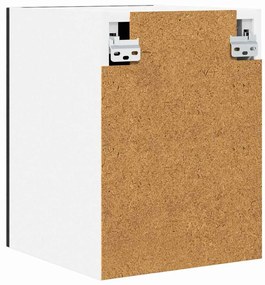 Függő szekrény Riga 2 pcs Fekete tölgy és fehér 30 x 31 x 40 cm