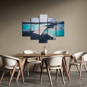 Egy fahíd képe (150x105 cm)