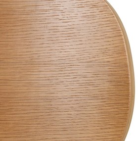 Barna-natúr színű étkezőszék szett 4 db-os Cleo – Ixia