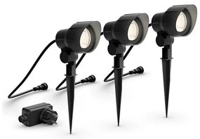 Philips - 3x GARDENLINK LED kültéri spotlámpa 6W 230V 2700K IP44