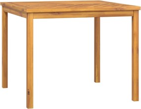 vidaXL tömör akácfa kerti étkezőasztal 90 x 90 x 74 cm