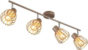 Globo 54663-4 - OLIN spotlámpa 4xE27/40W/230V