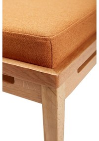 Narancssárga-krémszínű pad Amber – Hübsch