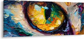 Kép - Macskaszem festmény (120x50 cm)
