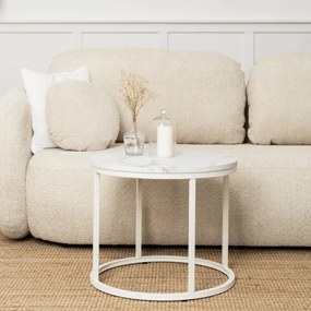 Dohányzóasztal Fehér Márvány AGNES