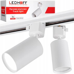 LED-es sínre szerelhető spotlámpa lámpatest GU10 Fehér Spot