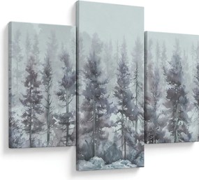 Kép - Fenyőerdő II., akvárium (90x60 cm)