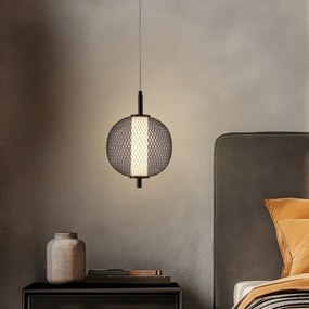 LED függőlámpa kábelen PUMA LED/10W/230V átm. 20 cm fekete