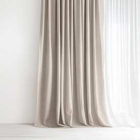 Goldea marbella díszfüggöny - latte 140x135 cm