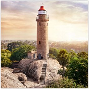 Poszterek 140x140 Mahabalipuram világítótorony