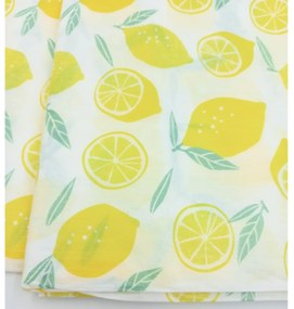 PVC asztalterítő LEMON 130x180 cm, sárga