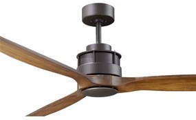 Lucci air 210507 - AIRFUSION AKMANI mennyezeti ventilátor pavlovnia/fekete + DO