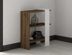 Gaye nappali bútorszett, dió-fehér, 120 cm