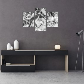 Kép - Kék madár télen (90x60 cm)