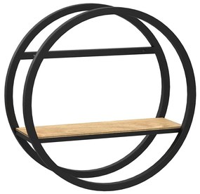 Fali polc SHELF átm. 39,5 cm tölgy