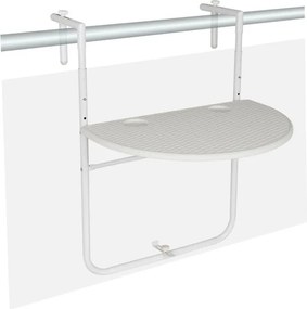 GARTHEN Kerti lógós asztal fehér