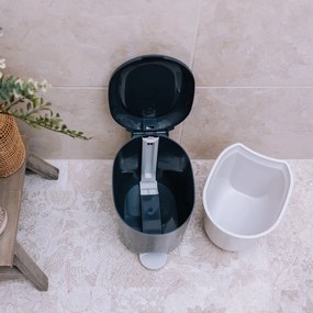 Sötétszürke műanyag pedálos szemetes 3,5 l Mode – Addis