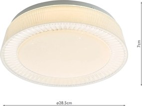 Dar Lighting modern mennyezeti lámpa udell fehér darude522