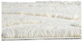 Fehér mosható kézi szövésű gyapjú futószőnyeg 70x200 cm Enkang Ivory – Lorena Canals
