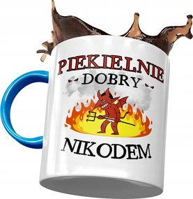 Kék Bögre Nikodémus Nikosia Kollégák Ajándék Nyomtatott Fotóval