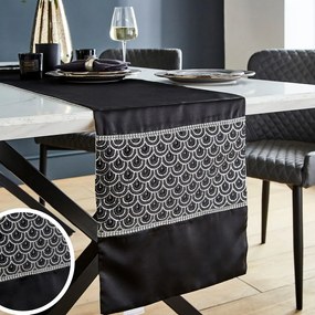Mikroszatén asztali futó 32x220 cm Deco Sequin – Catherine Lansfield