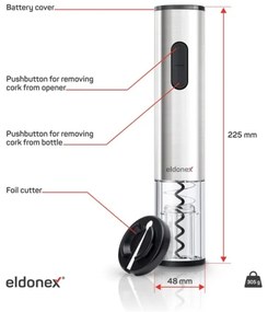 ELDONEX EWO-2200-SL - Elektromos bornyitó 4xAA matt króm