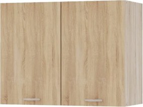 Elba alsó-felső konyhaszekrény szett 80 cm Sonoma színben N