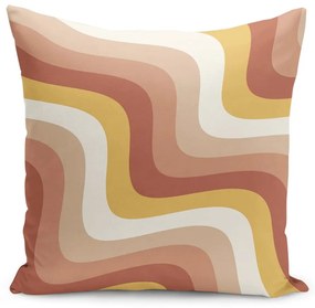 Párnahuzat 43x43 cm Creamy Strawberry Swirl – Mila Home
