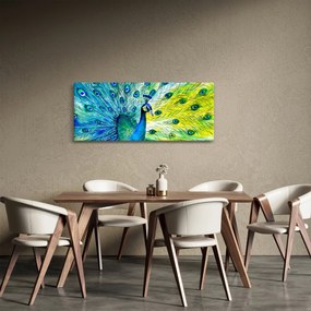 Páva képe (120x50 cm)