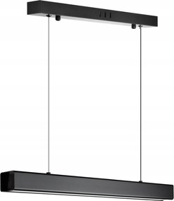 Modern Led-es Függőlámpa 24W 60cm Hosszúkás Gerenda Távirányító 3 Szín