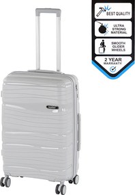 TraveLux Voyager közepes bőrönd keményfedeles 68x45x25 cm szürke