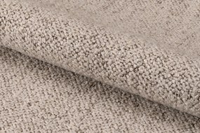MAZZONI EXPORT NELA Bézs Latte (Monza 60 szövet)/bézs lábak - MODERN BOUCLÉ KÁRPITOZOTT FORGÓSZÉK BOHO STÍLUSÚ NAPPALIBA/ÉTKEZŐBE/IRODÁBA