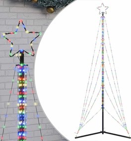 vidaXL színes LED karácsonyfa 525 LED 302 cm